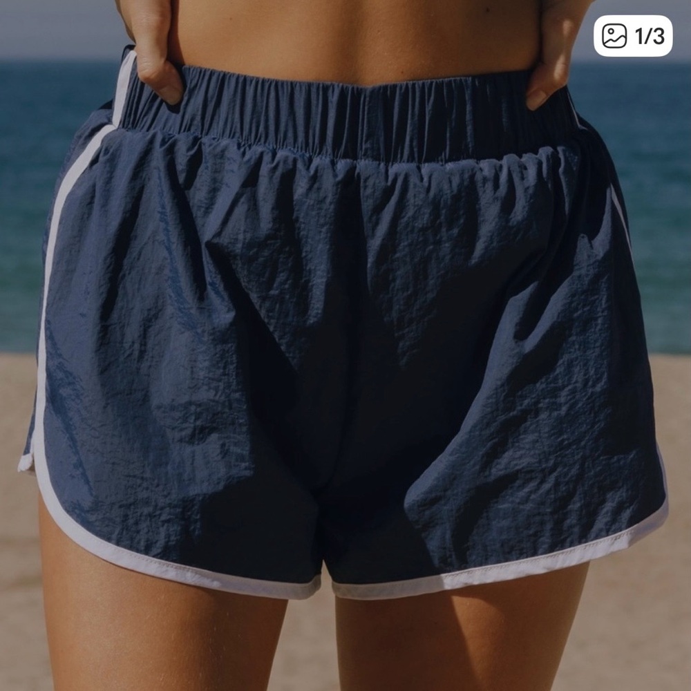 Daily Drills Running Bounce Shorts in Denim
